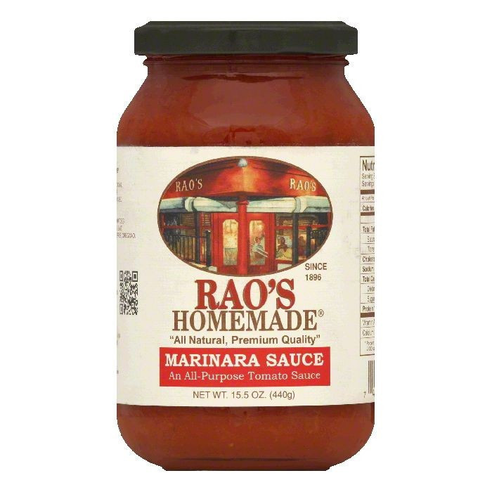 Raos Tomato Sauce
 Rao s Homemade All Natural Tomato Sauce Marinara 15 5 Oz