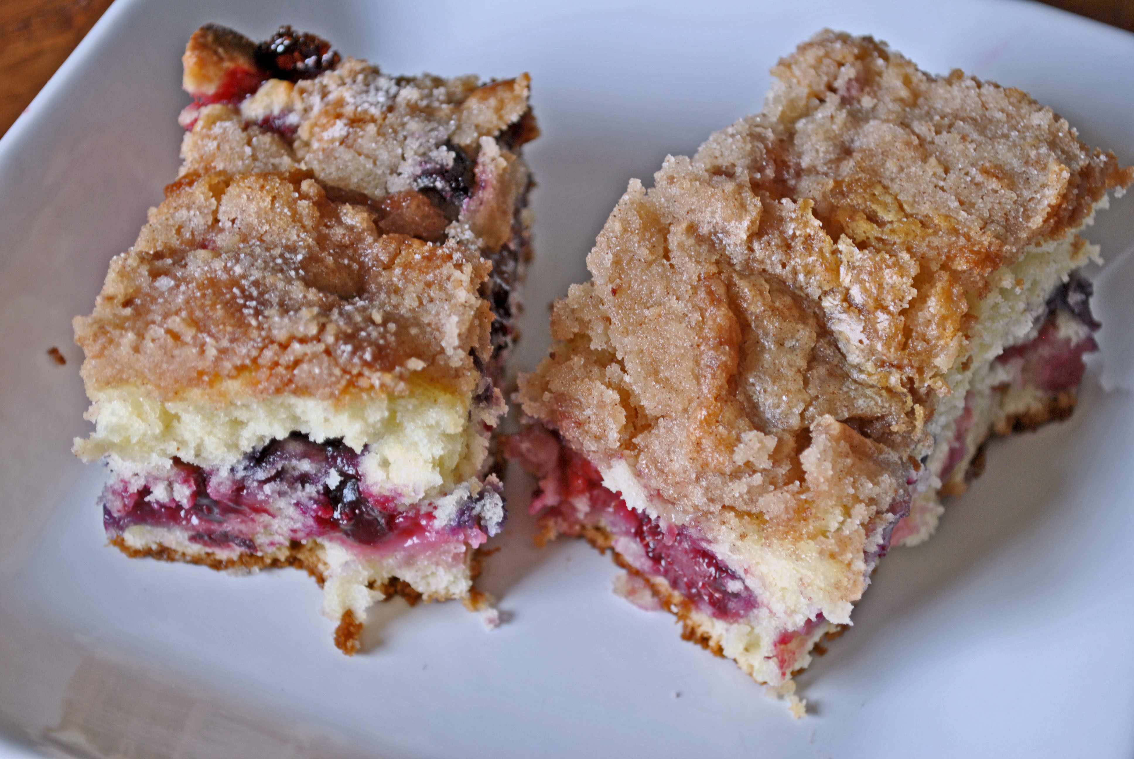 Raspberry Coffee Cake
 Blueberry Raspberry Coffee Cake