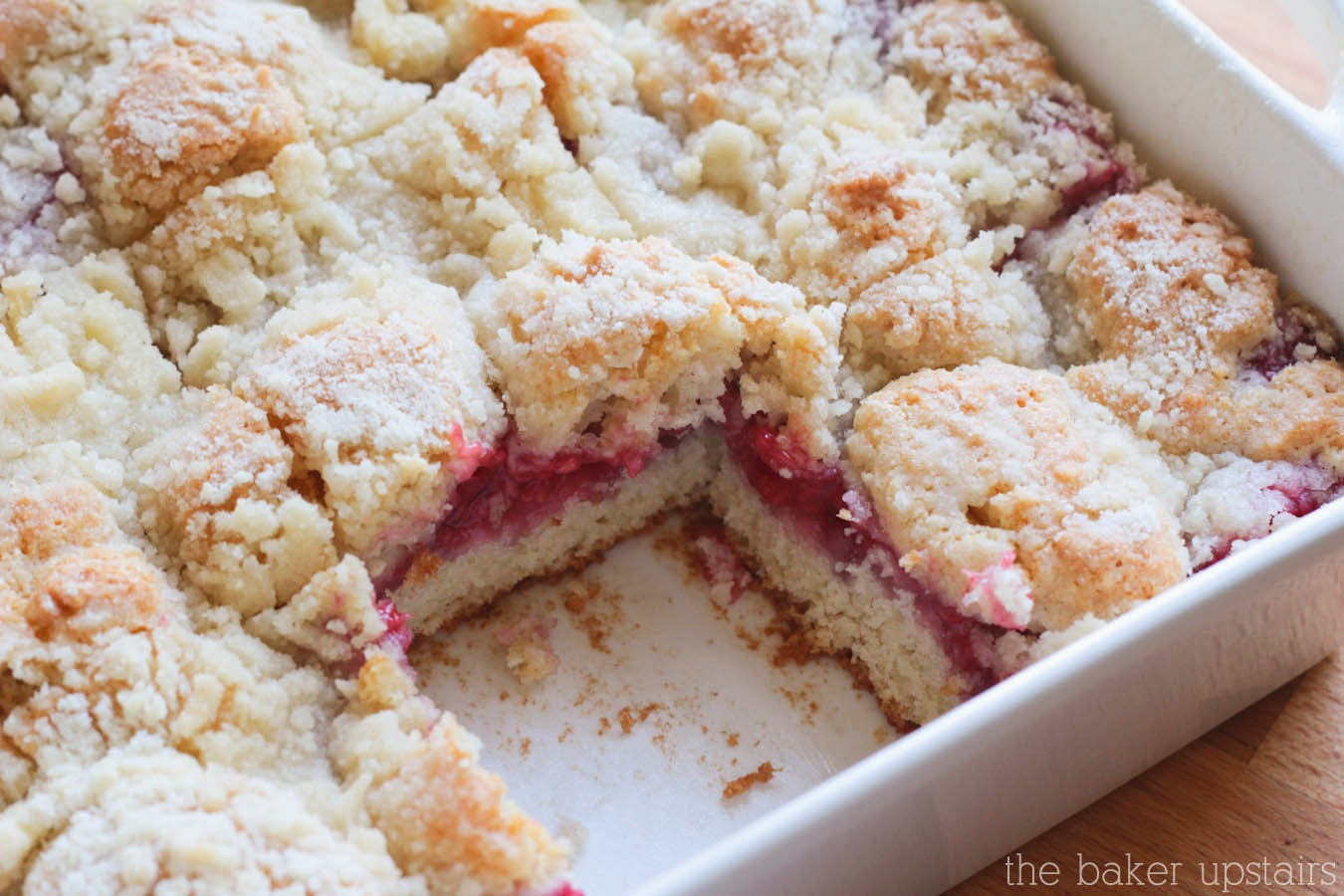 Raspberry Coffee Cake
 The Baker Upstairs raspberry coffee cake