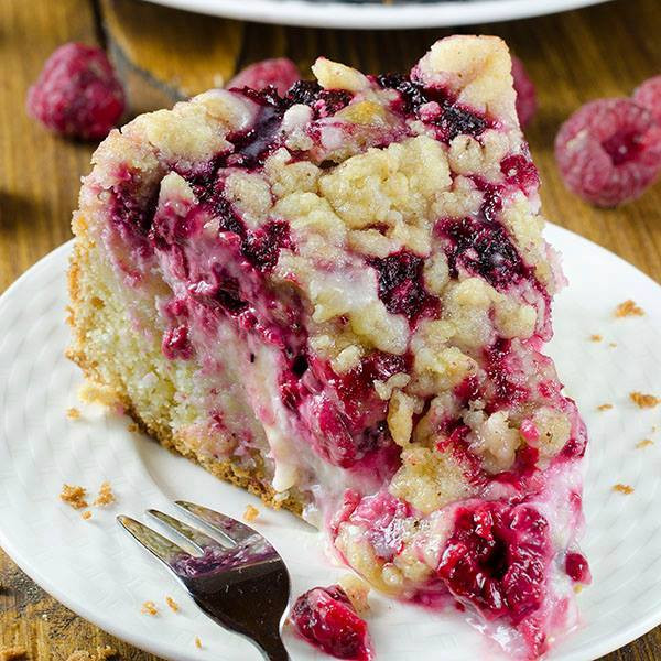 Raspberry Cream Cheese Coffee Cake
 40 of the BEST Cake Recipes Kitchen Fun With My 3 Sons