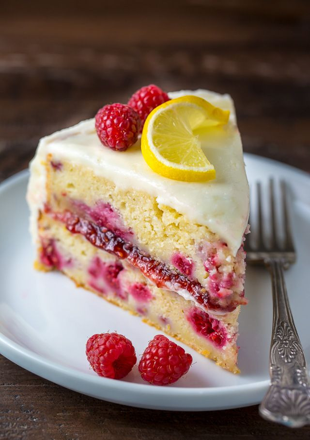 Raspberry Dessert Recipes
 Lemon Raspberry Cake Recipe