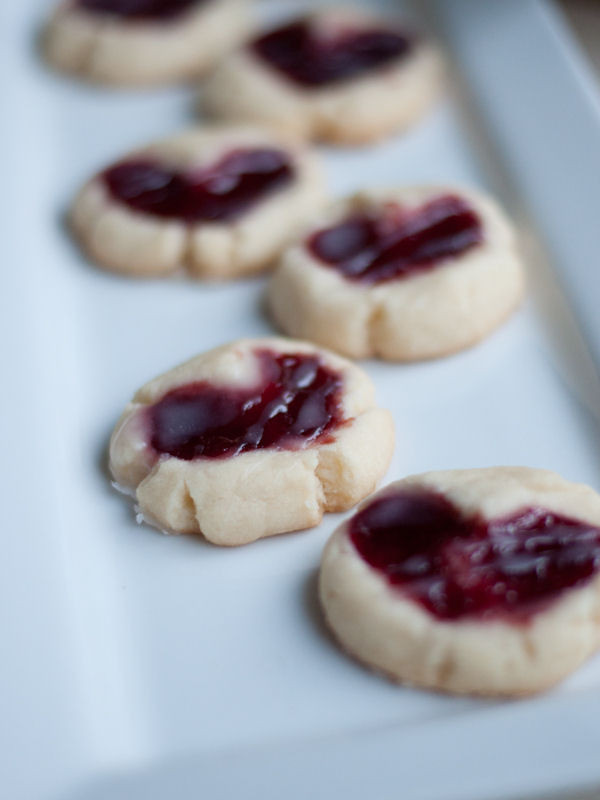 Raspberry Shortbread Cookies
 Recipe Raspberry Almond Shortbread Thumbprint Cookies