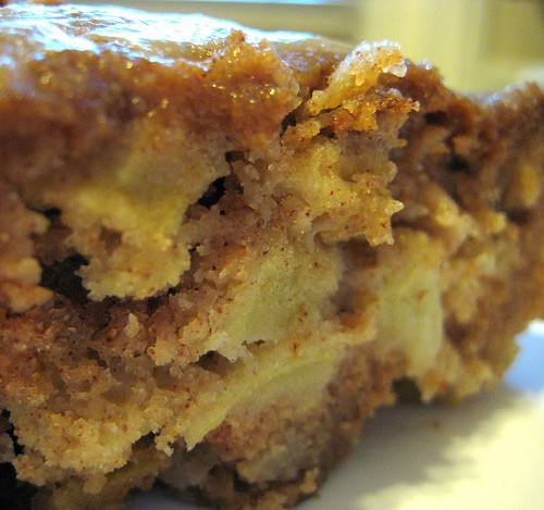 Raw Apple Cake
 The Domestic Curator Fresh Apple Cake with a Caramel Glaze