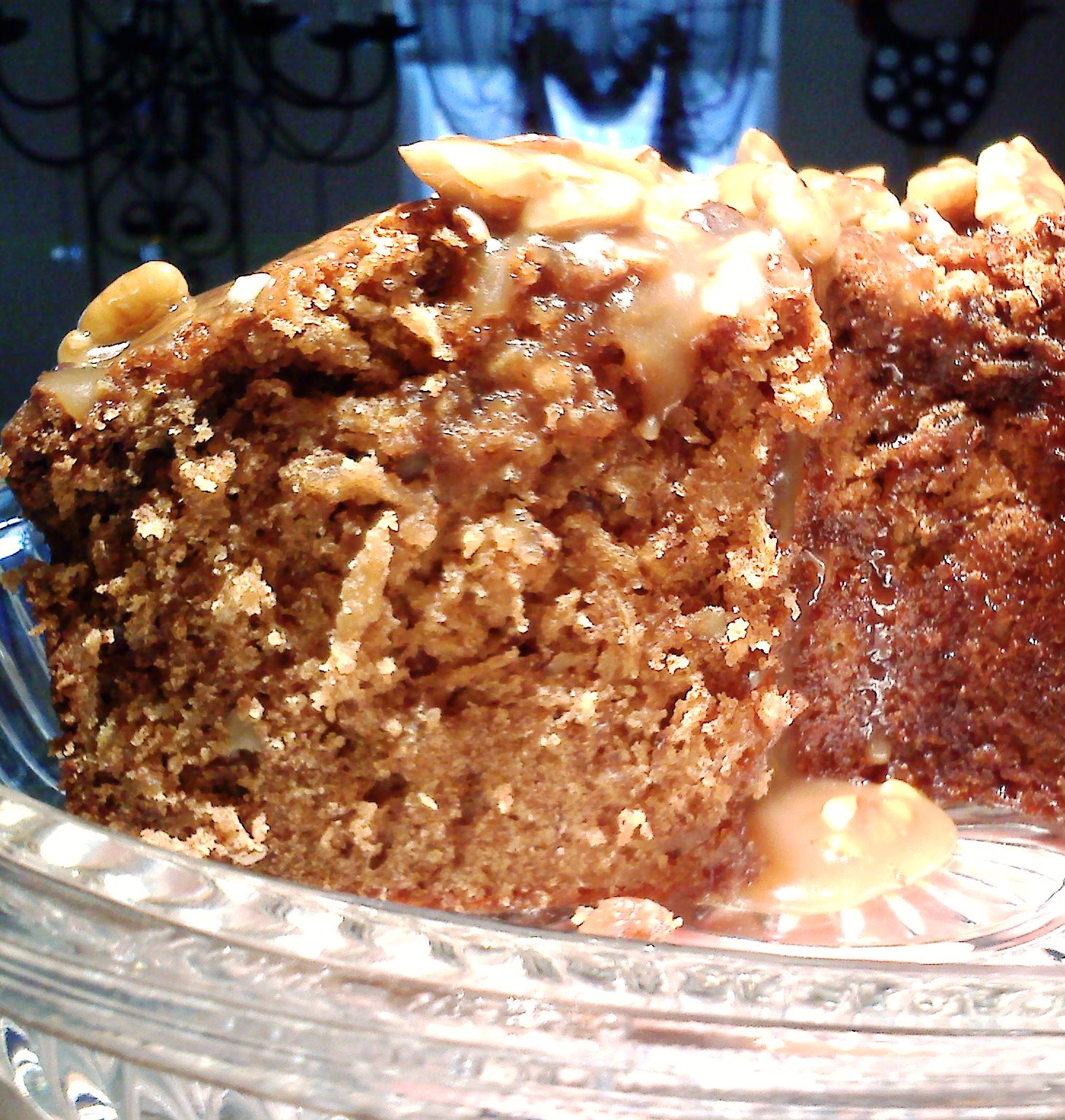 Raw Apple Cake
 South Your Mouth Fresh Apple Cake with Butter Pecan Glaze