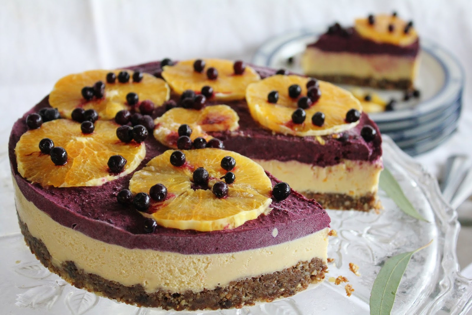 Raw Vegan Desserts
 This Rawsome Vegan Life orange & blueberry cheesecake