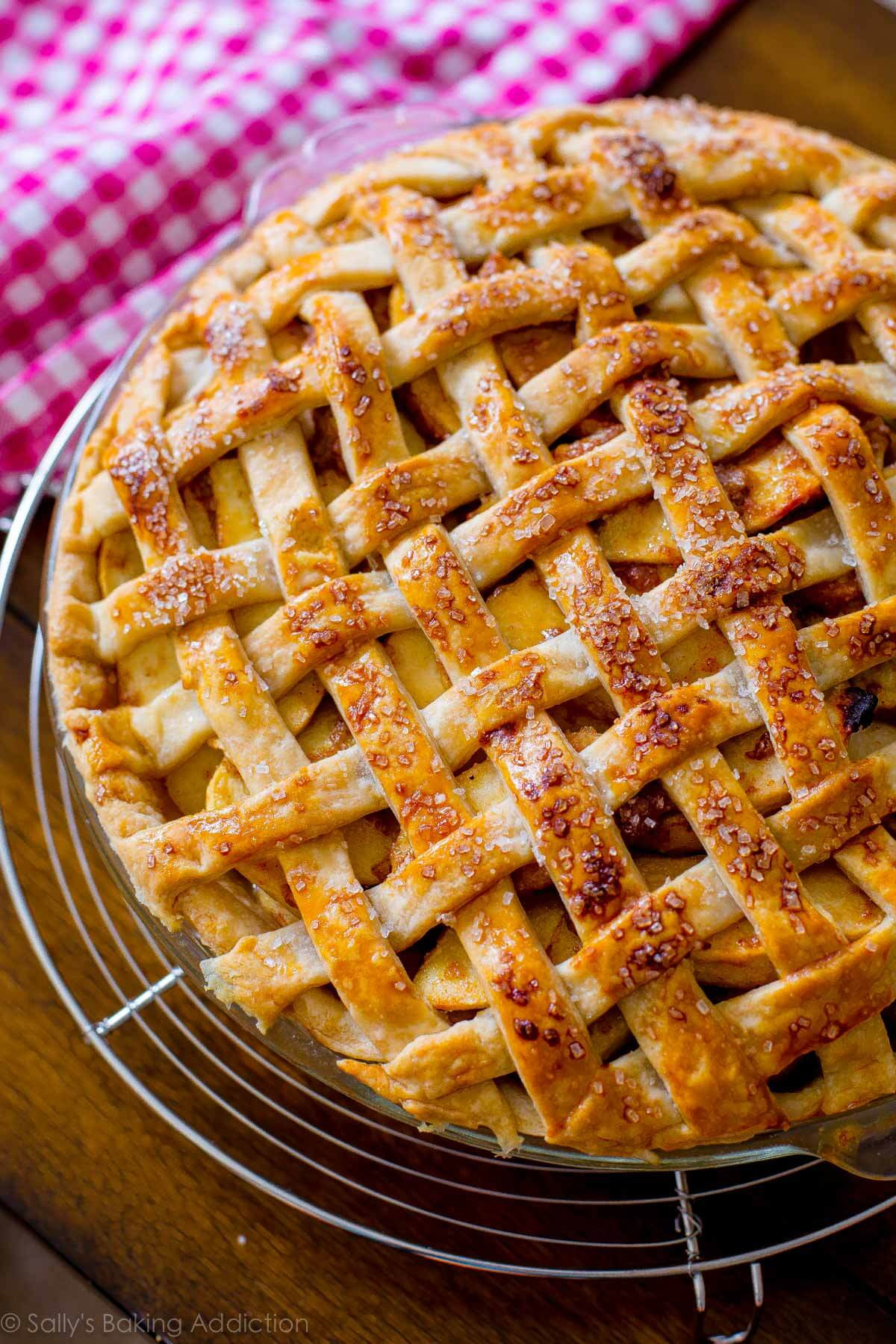 Recipe For Apple Pie
 Salted Caramel Apple Pie Sallys Baking Addiction