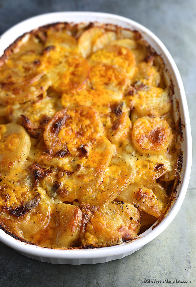 Recipe For Au Gratin Potatoes
 Bacon Potatoes au Gratin