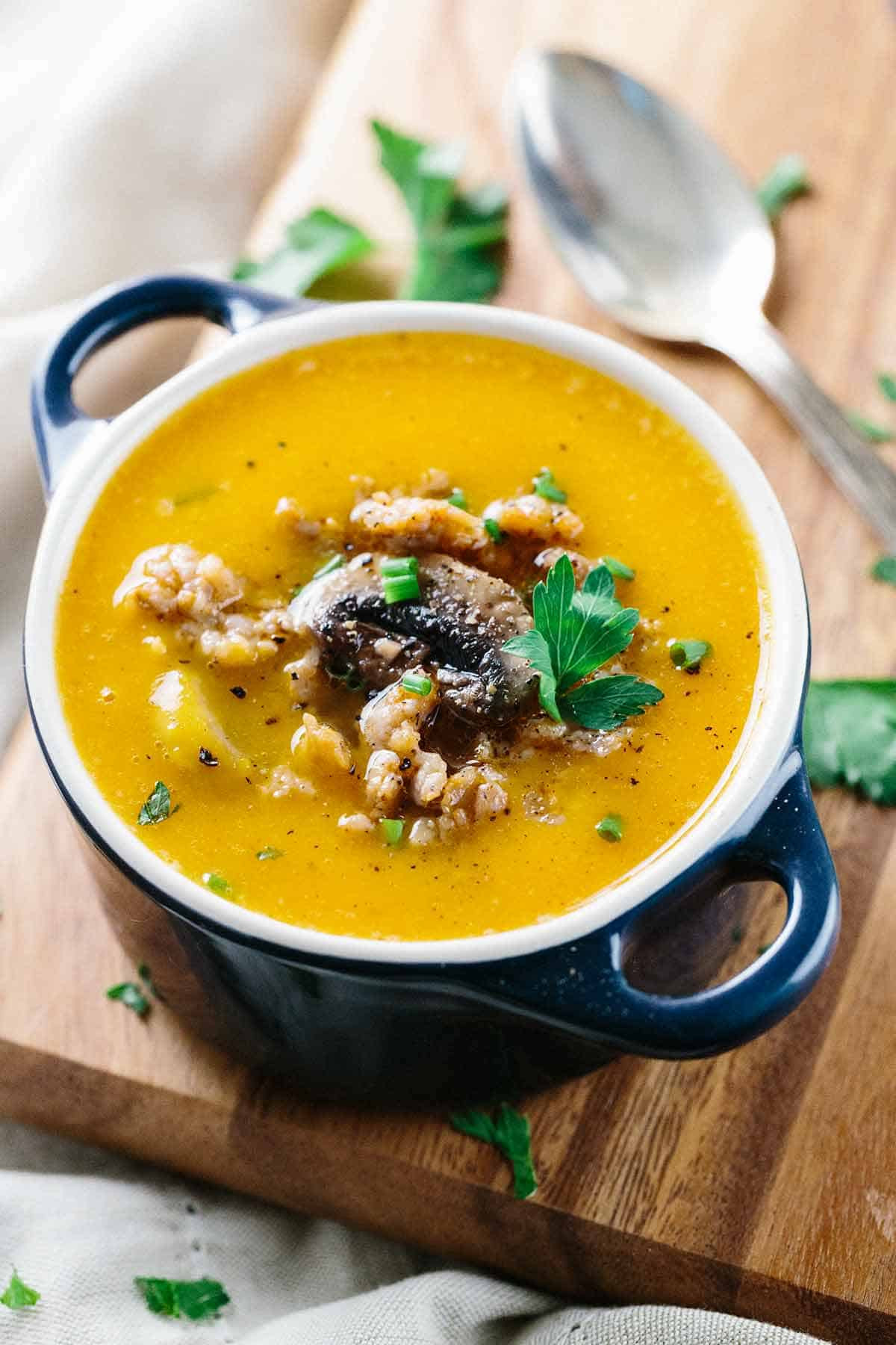 Recipe For Butternut Squash Soup
 Rustic Italian Butternut Squash Soup Recipe