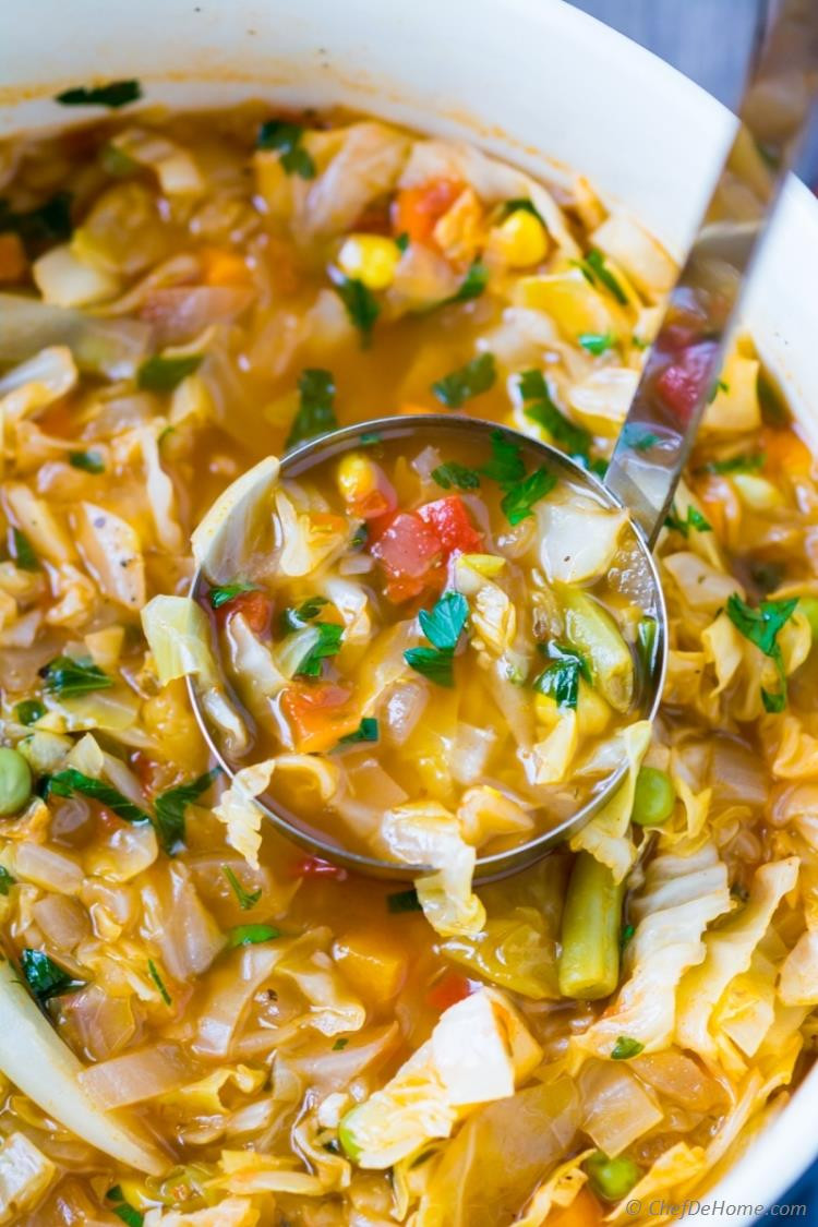 Recipe For Cabbage Soup
 veggie cabbage soup