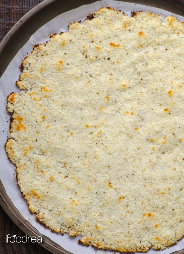 Recipe For Cauliflower Pizza Crust
 Cauliflower Pizza Crust Recipe iFOODreal Healthy