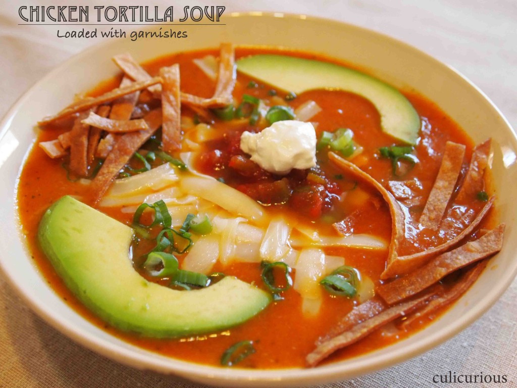 Recipe For Chicken Tortilla Soup
 Chicken Tortilla Soup Recipe culicurious