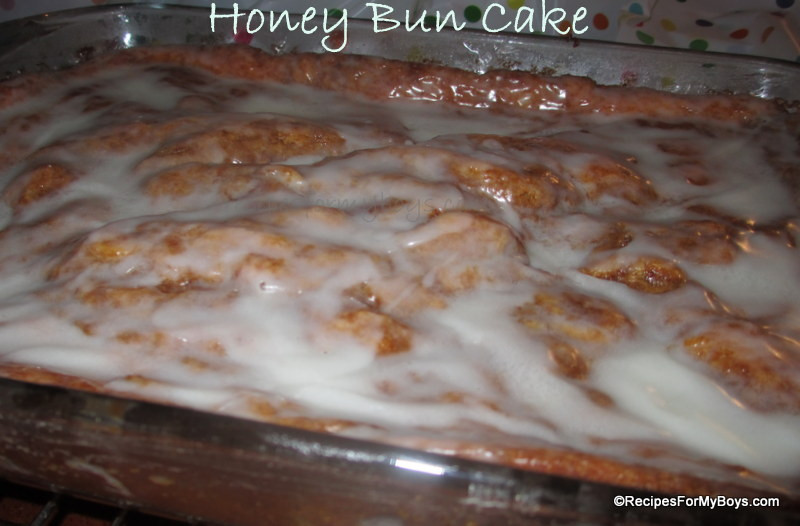 Recipe For Honeybun Cake
 Recipes For My Boys Honey Bun Cake