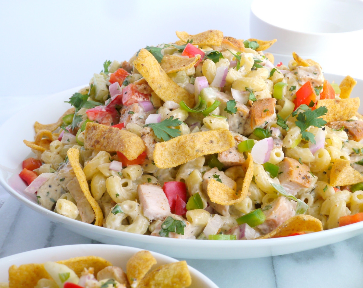 Recipe For Macaroni Salad
 Kicked Up Chicken Macaroni Salad