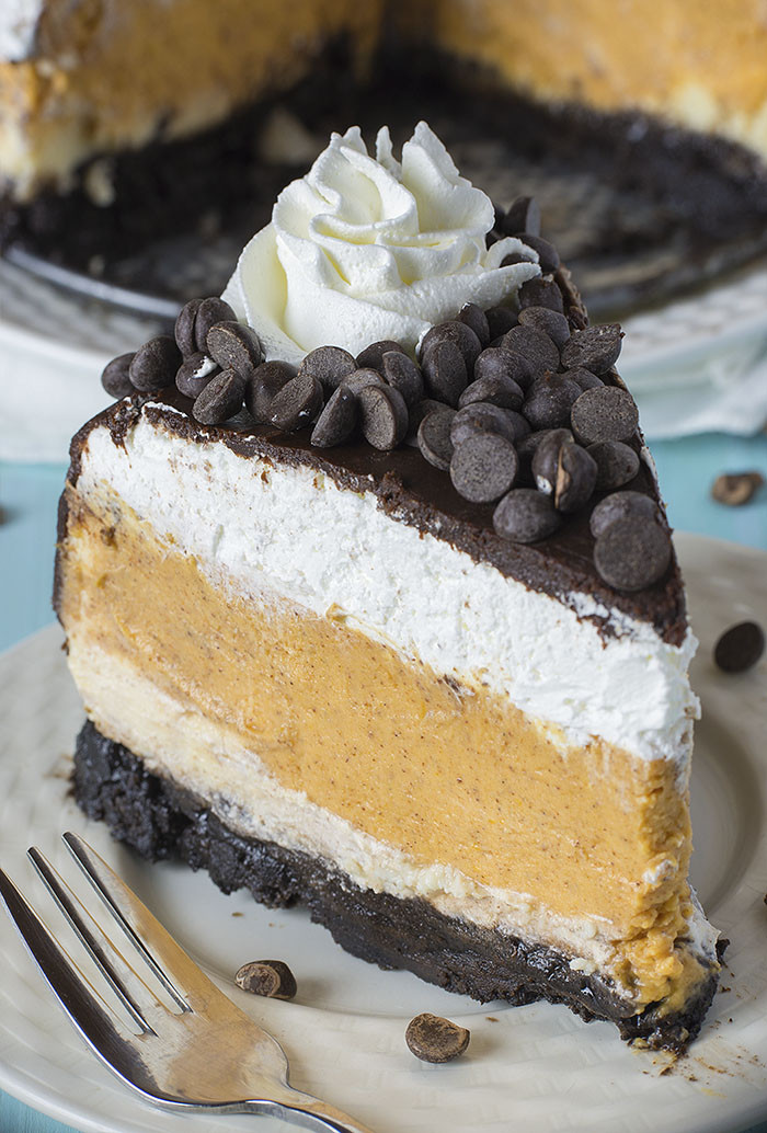 Recipe For Pumpkin Cheesecake
 Double Layer Pumpkin Cheesecake Recipe with Oreo Crust