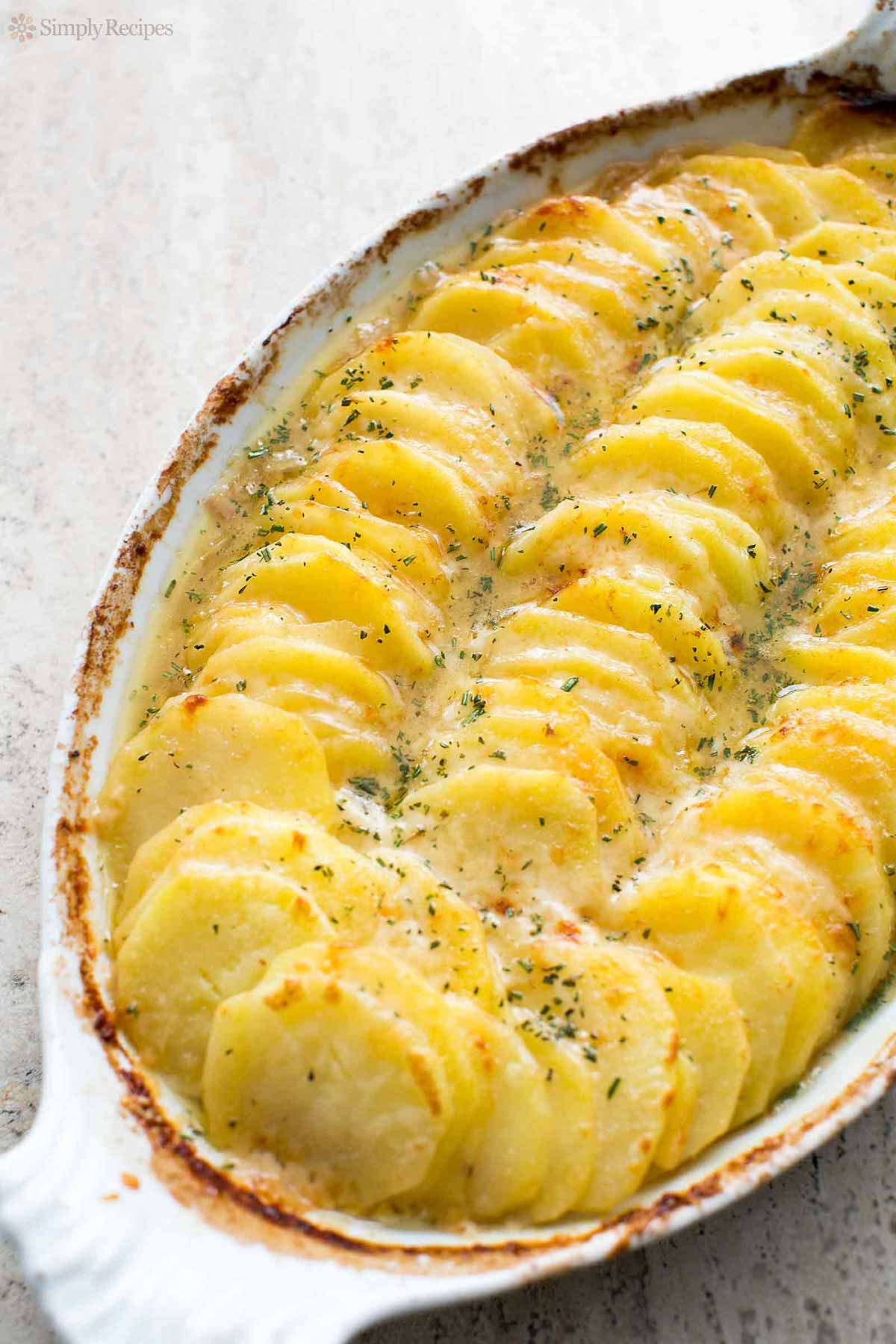 Recipe For Scalloped Potatoes
 Scalloped Potatoes with Caramelized ions and Gruyere