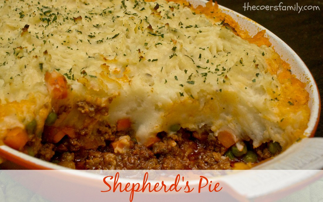 Recipe For Shepherd'S Pie With Ground Beef
 Shepherd s Pie The Coers Family
