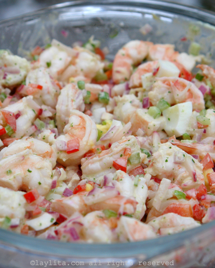 Recipe For Shrimp Salad
 Shrimp salad with cilantro mayonnaise – Laylita’s Recipes