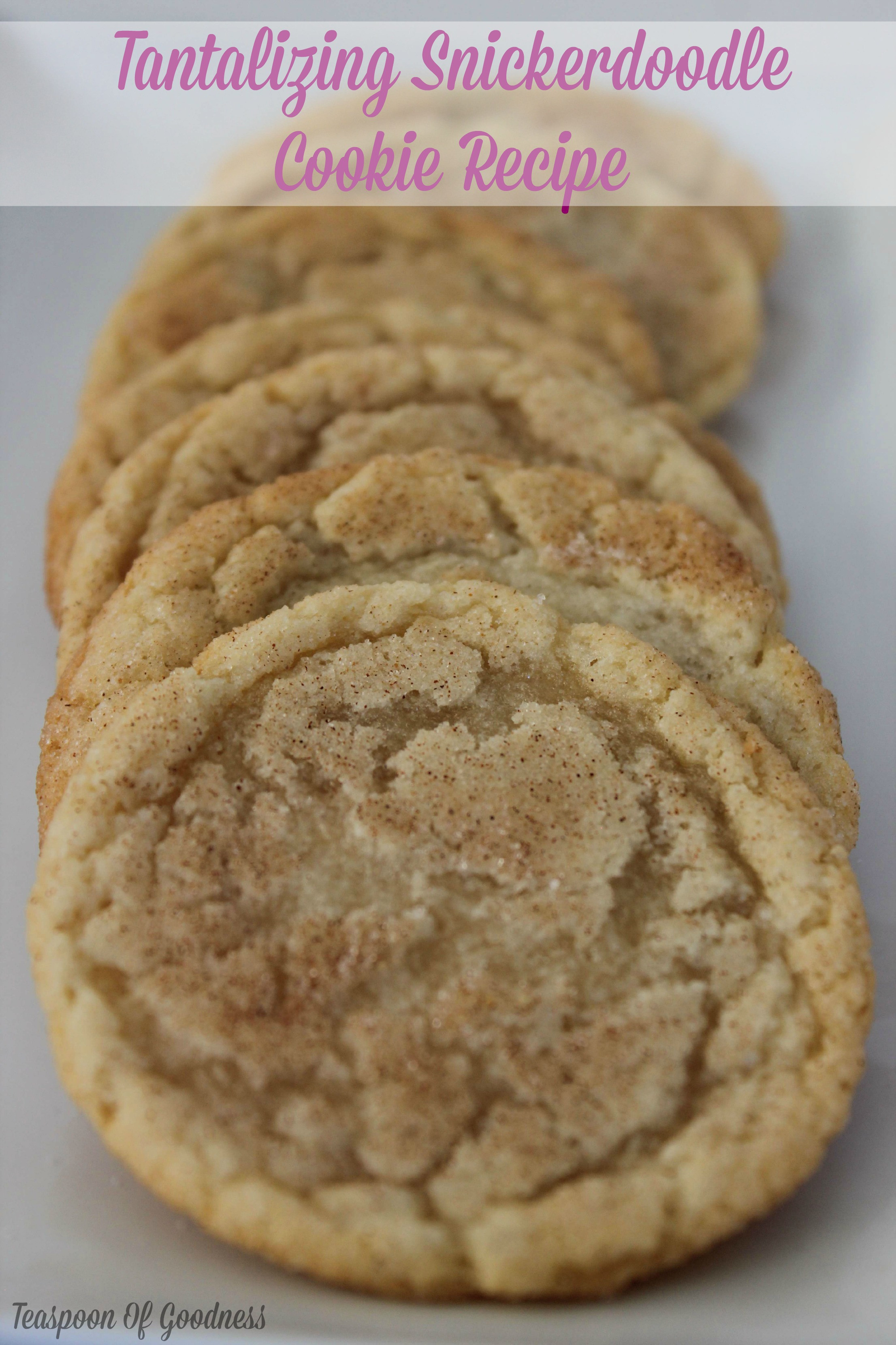 Recipe For Snickerdoodle Cookies
 Snickerdoodle Cookie Recipe Teaspoon Goodness