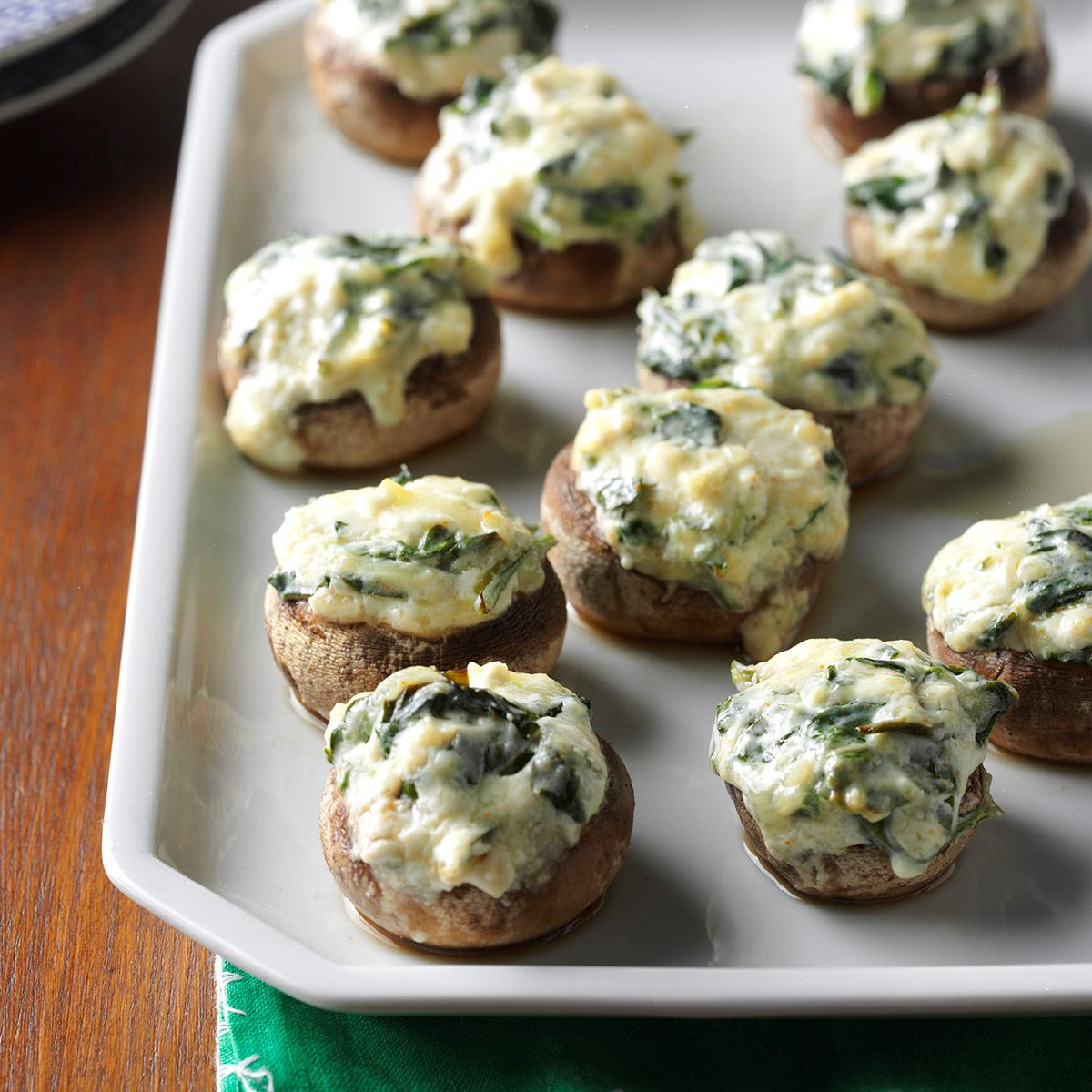 Recipe For Stuffed Mushrooms
 Spinach Dip Stuffed Mushrooms Recipe