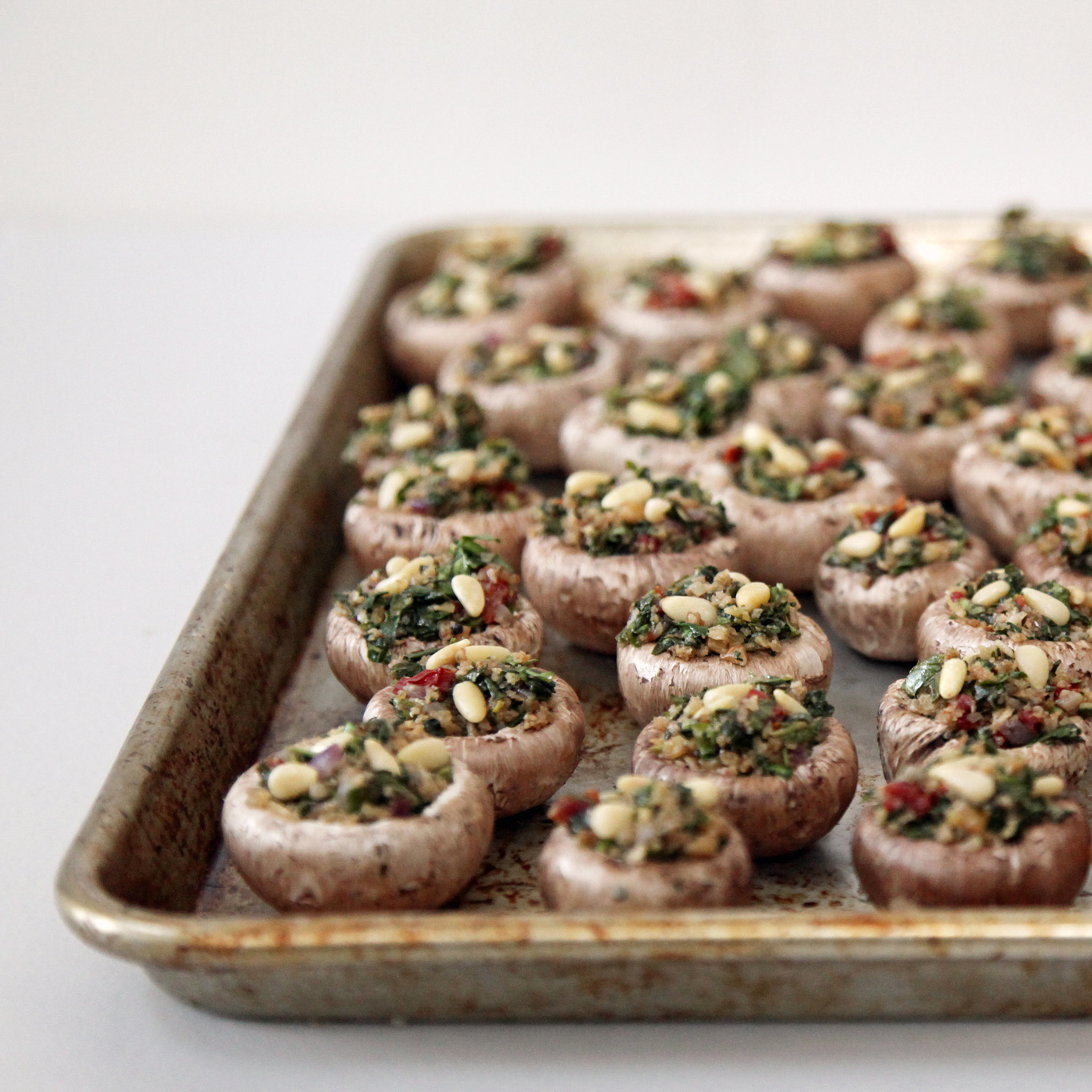 Recipe For Stuffed Mushrooms
 Ve arian Stuffed Mushroom Recipe