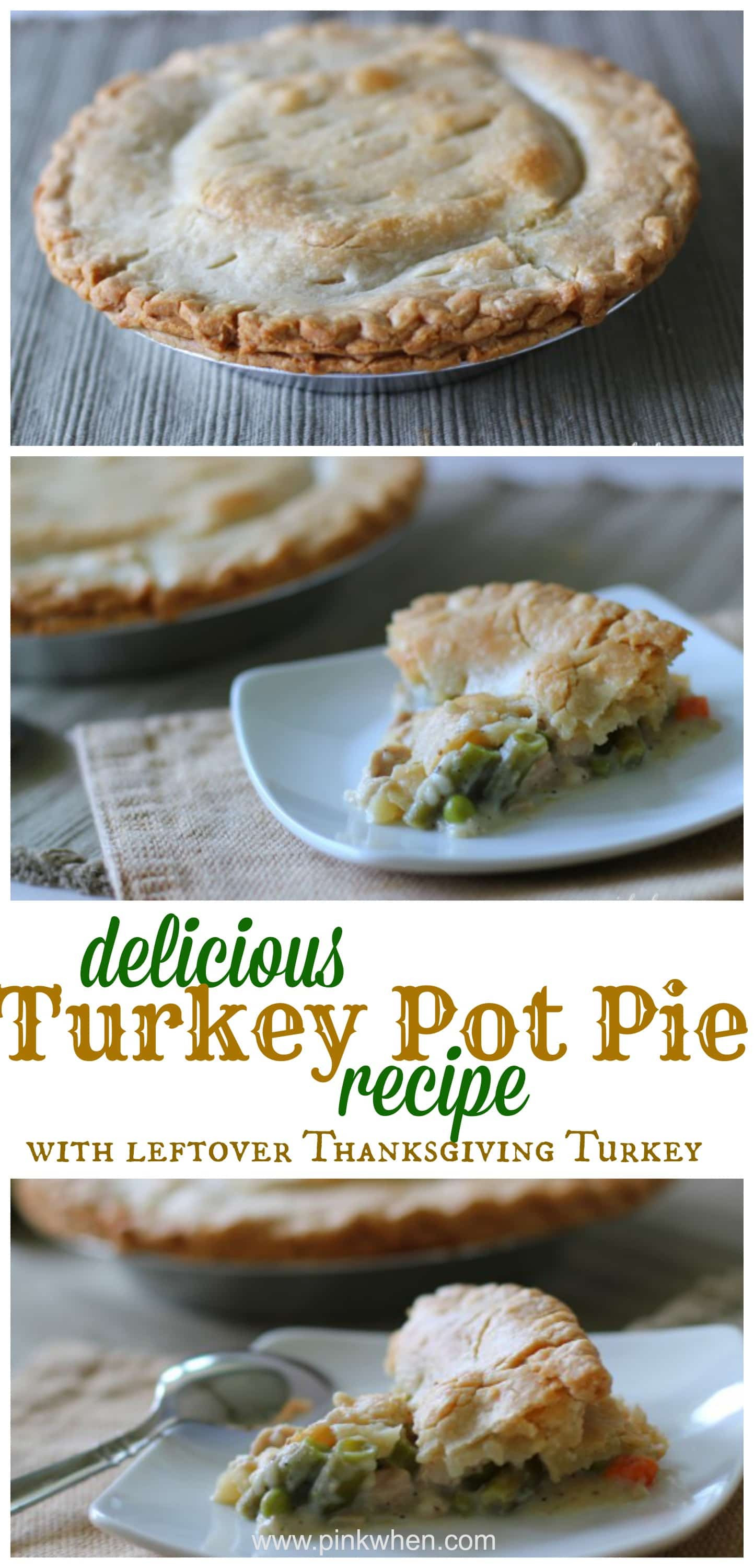 Recipe For Turkey Pot Pie
 Delicious Turkey Pot Pie Recipe PinkWhen