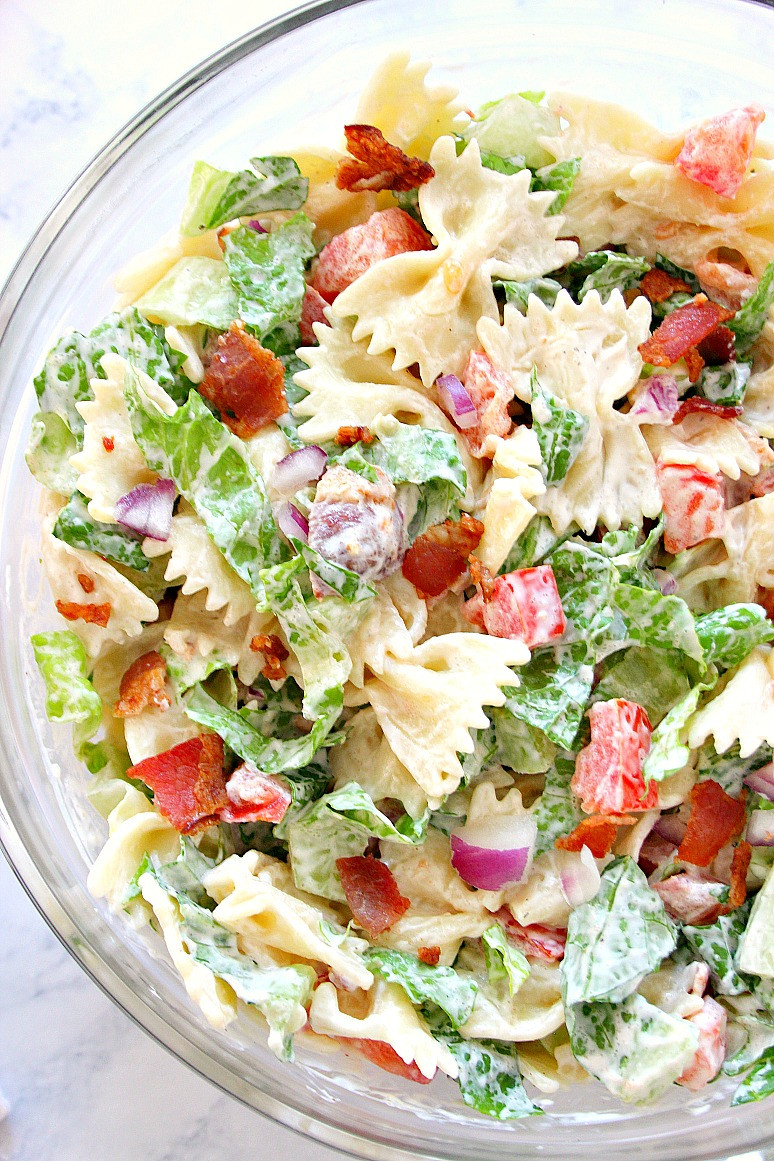 Recipe Pasta Salad
 BLT Pasta Salad Recipe Crunchy Creamy Sweet