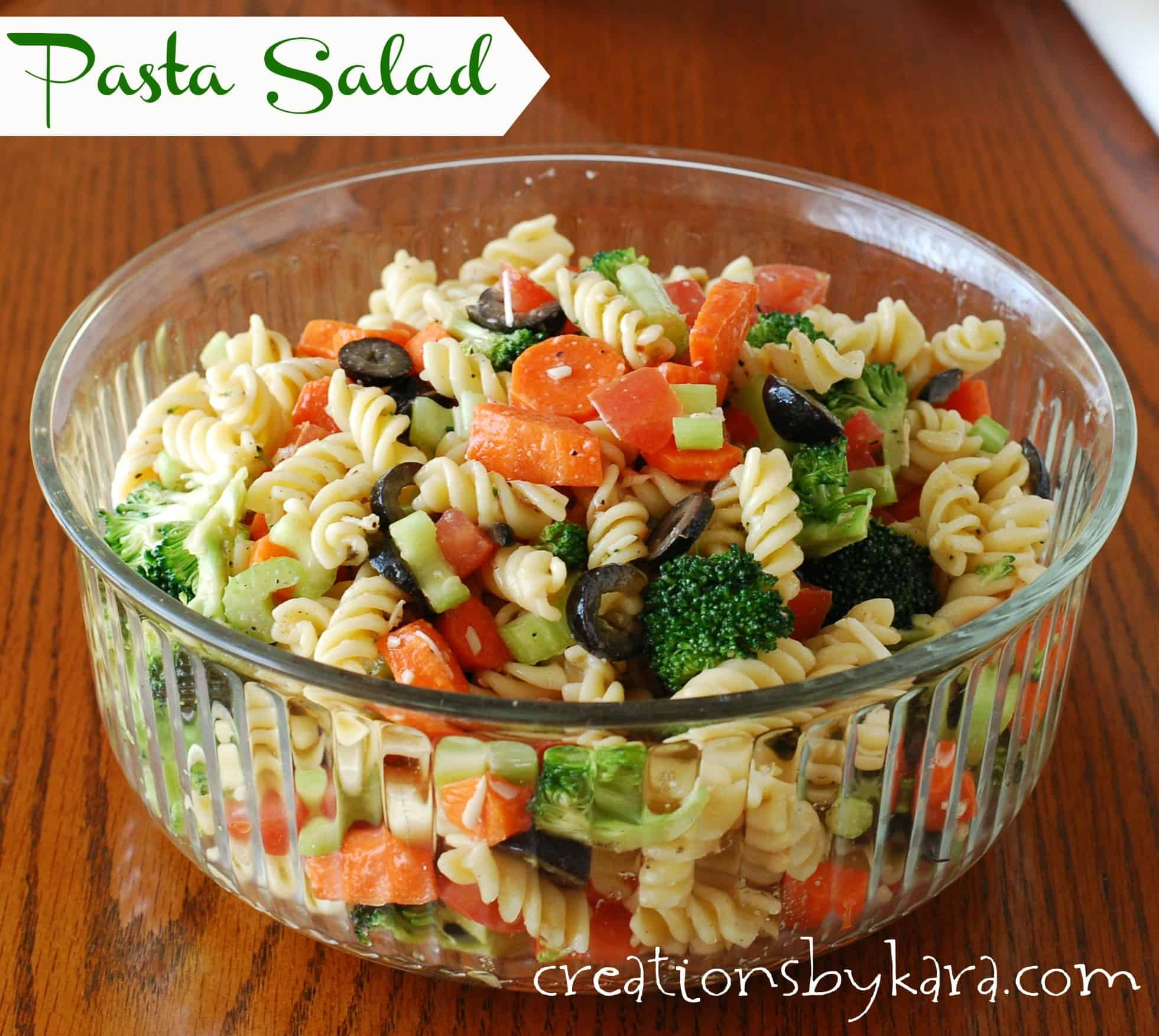 Recipe Pasta Salad
 Pasta Salad