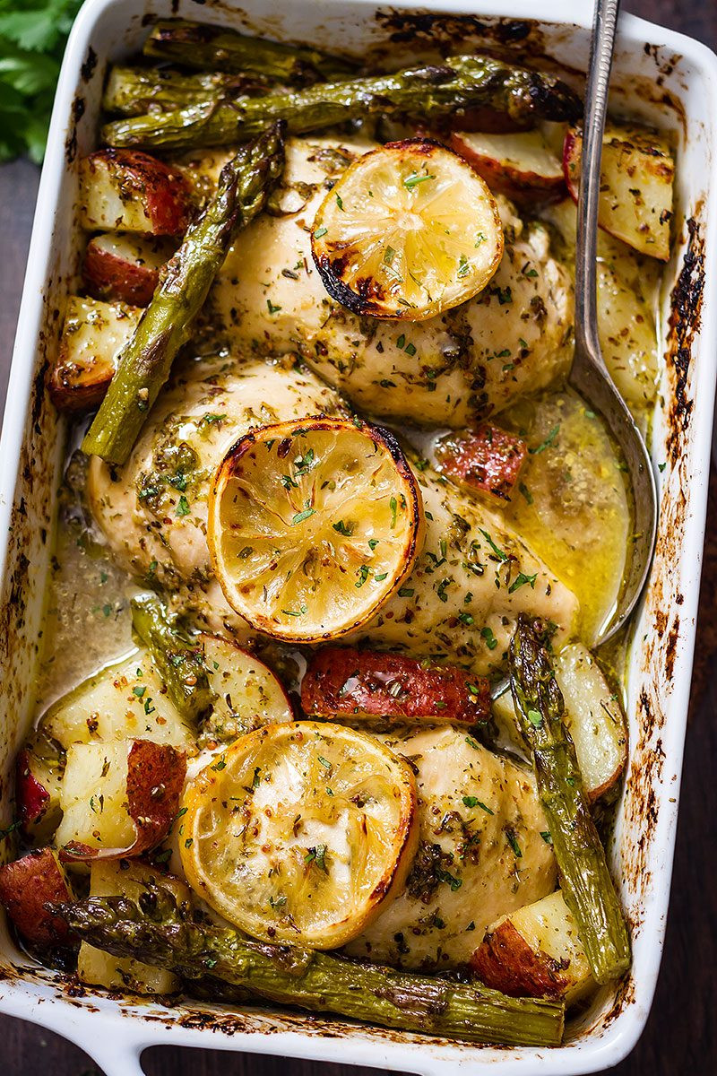 Recipes For Chicken Breasts
 Baked Chicken Breasts with Lemon & Veggies — Eatwell101