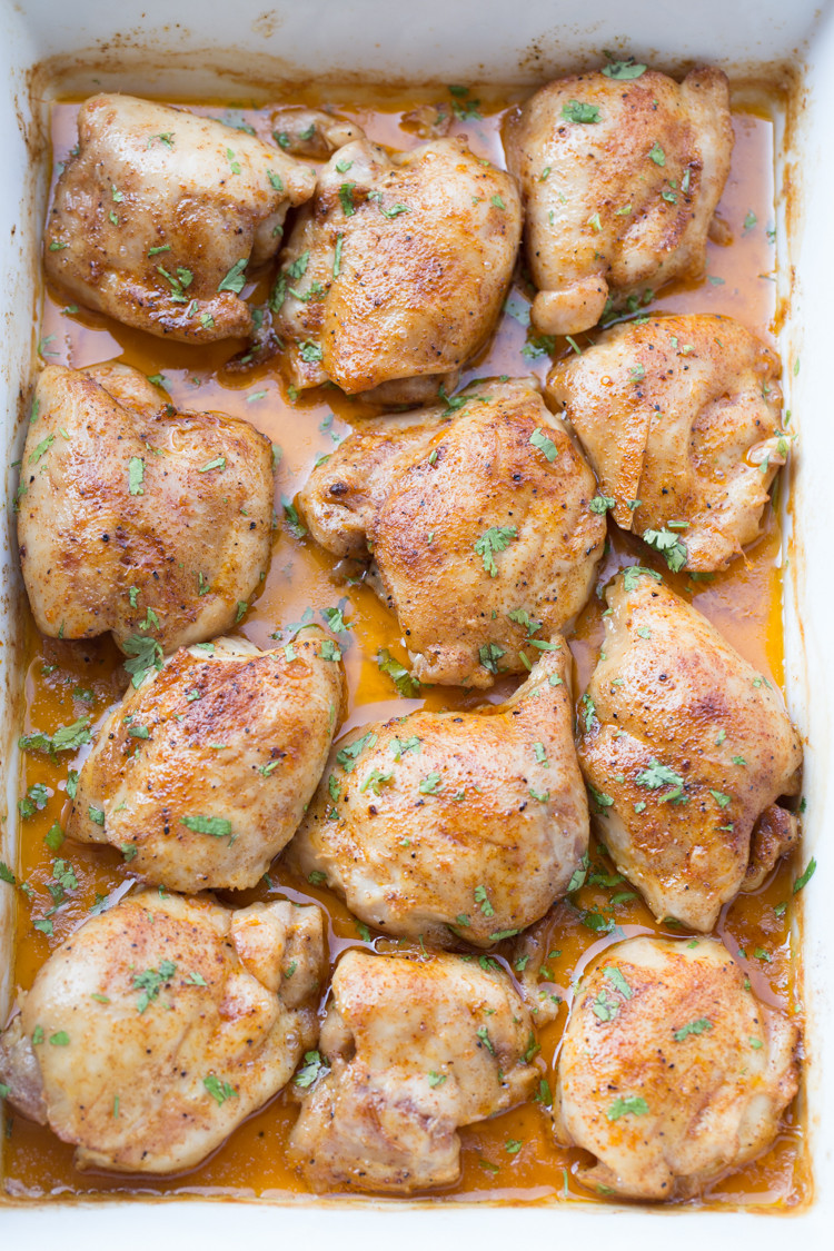 Recipes For Chicken Thighs
 baked chicken thighs recipe