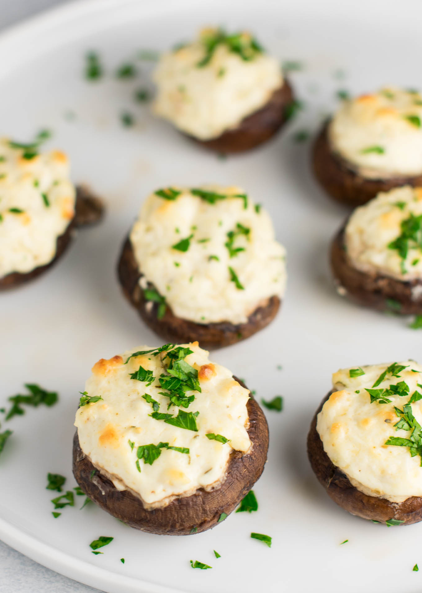 Recipes For Stuffed Mushrooms
 Cheesy Stuffed Mushrooms Recipe SoFabFood Small Bites