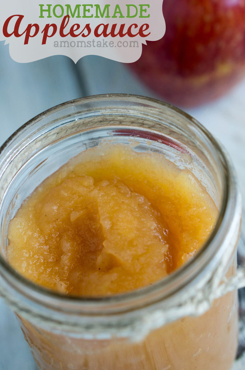Recipes Using Applesauce
 Easy Homemade Applesauce Recipe A Mom s Take