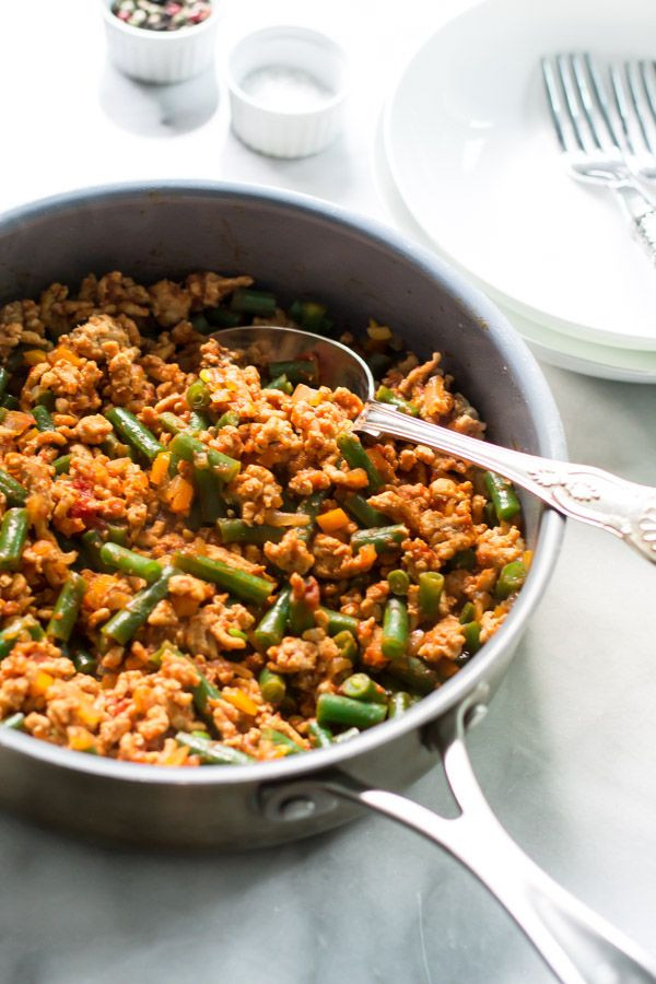 Recipes Using Ground Turkey
 Ground Turkey Skillet with Green Beans Recipe