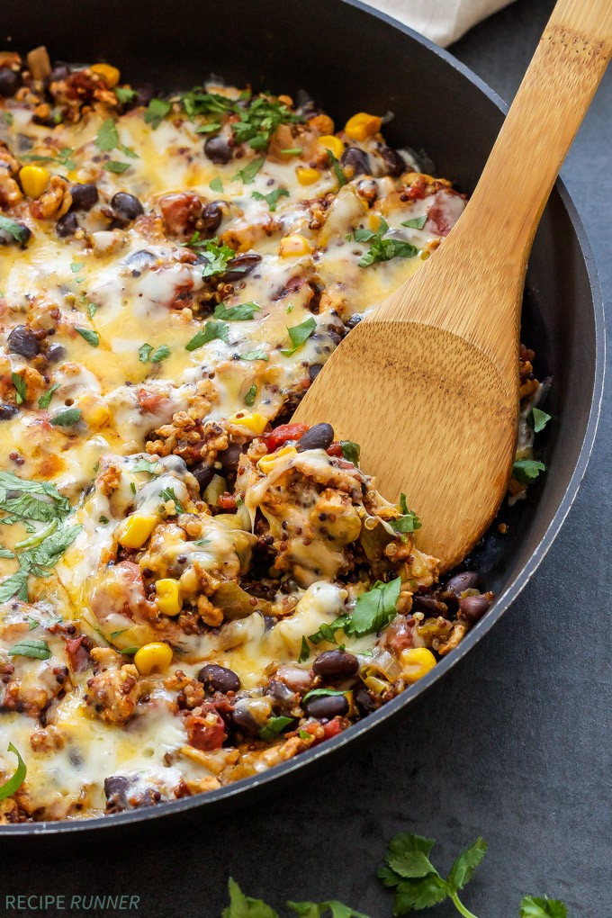 Recipes Using Ground Turkey
 Turkey Taco Quinoa Skillet Recipe Runner