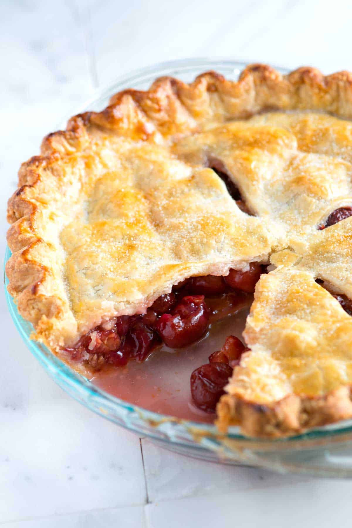 Recipes With Pie Crust
 Easy Homemade Cherry Pie Recipe