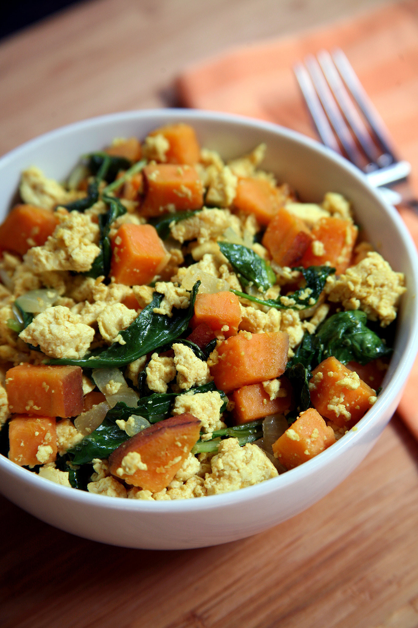 Recipes With Tofu
 Vegan Breakfast Recipes Tofu Kale Sweet Potato Scramble
