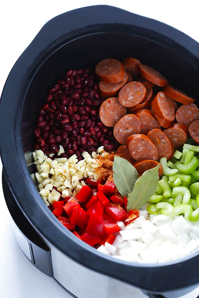 Red Beans And Rice
 Crock Pot Red Beans and Rice