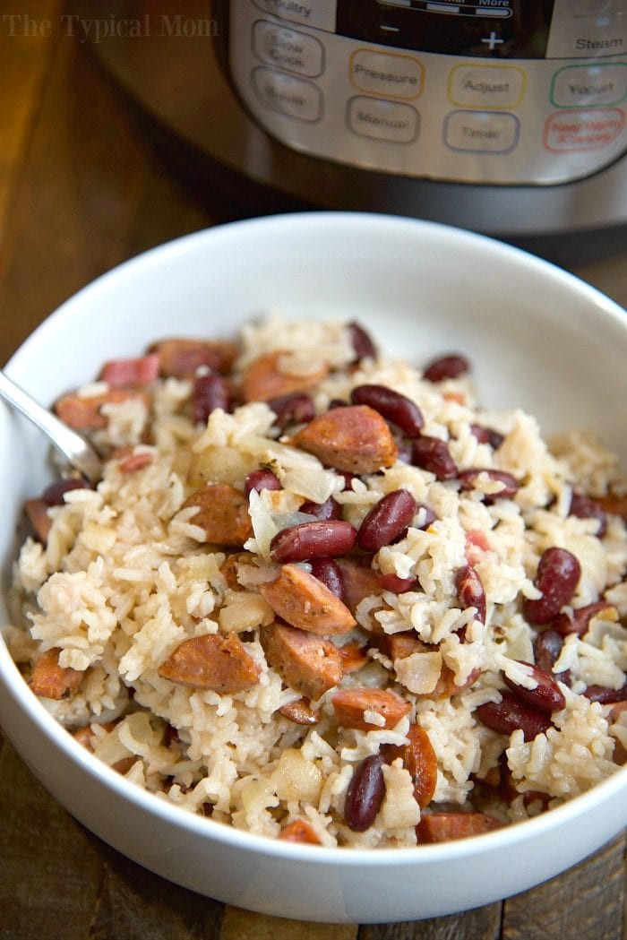 Red Beans And Rice Instant Pot
 Instant Pot Red Beans and Rice · The Typical Mom
