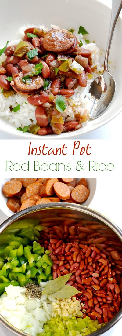 Red Beans And Rice Instant Pot
 Instant Pot Red Beans and Rice A Pinch of Healthy