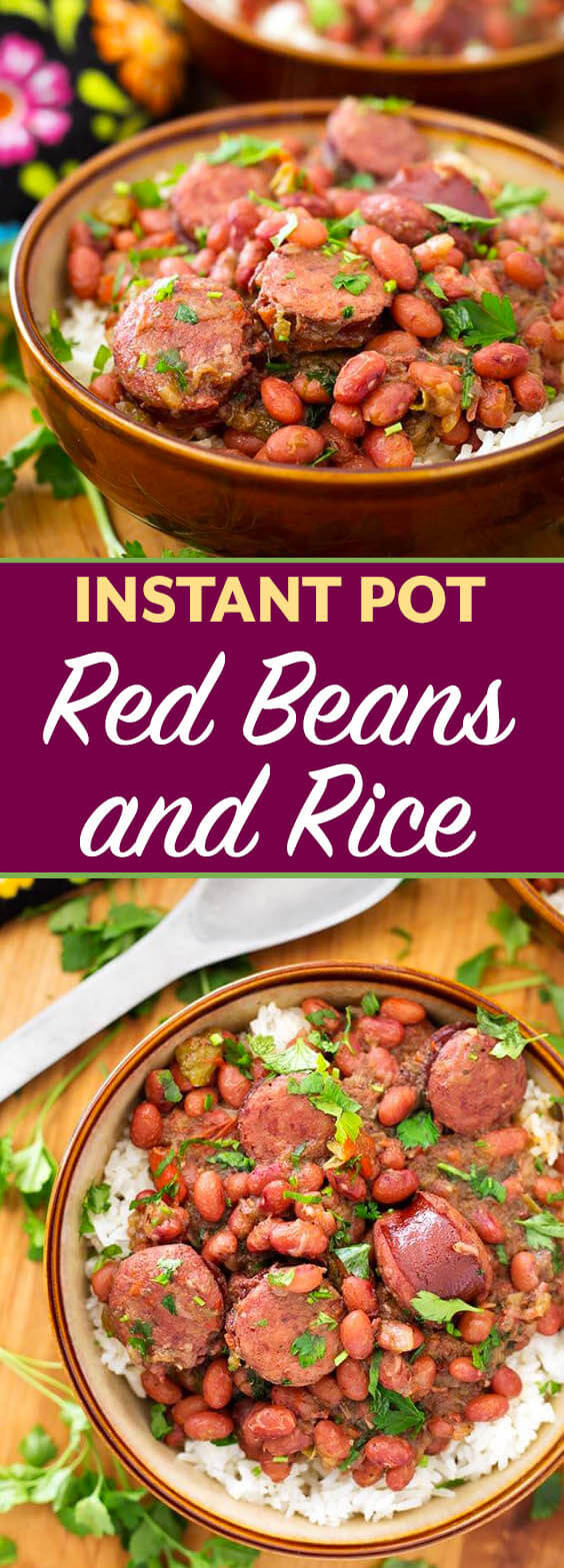 Red Beans And Rice Instant Pot
 Instant Pot Red Beans and Rice with Sausage