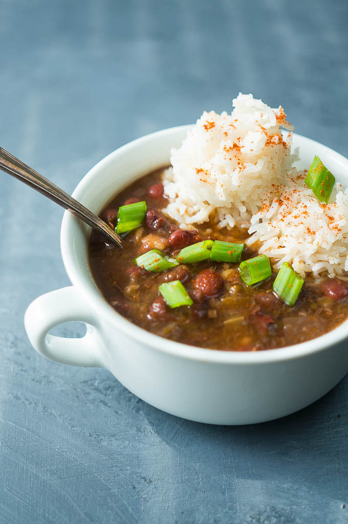 Red Beans And Rice Pressure Cooker
 Pressure Cooker Ve arian Red Beans and Rice Kitschen Cat