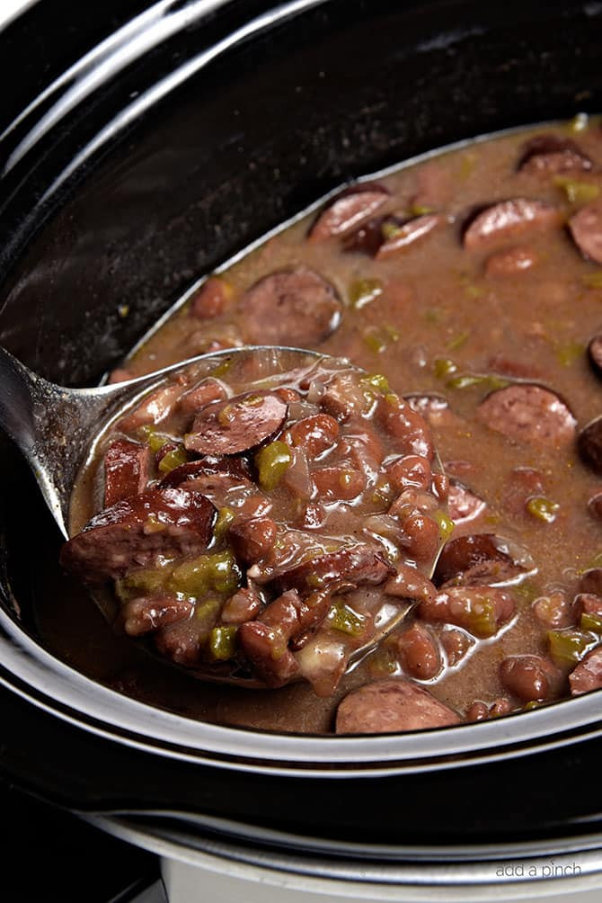 Red Beans And Rice Recipe Slow Cooker
 Slow Cooker Red Beans and Rice Recipe Add a Pinch