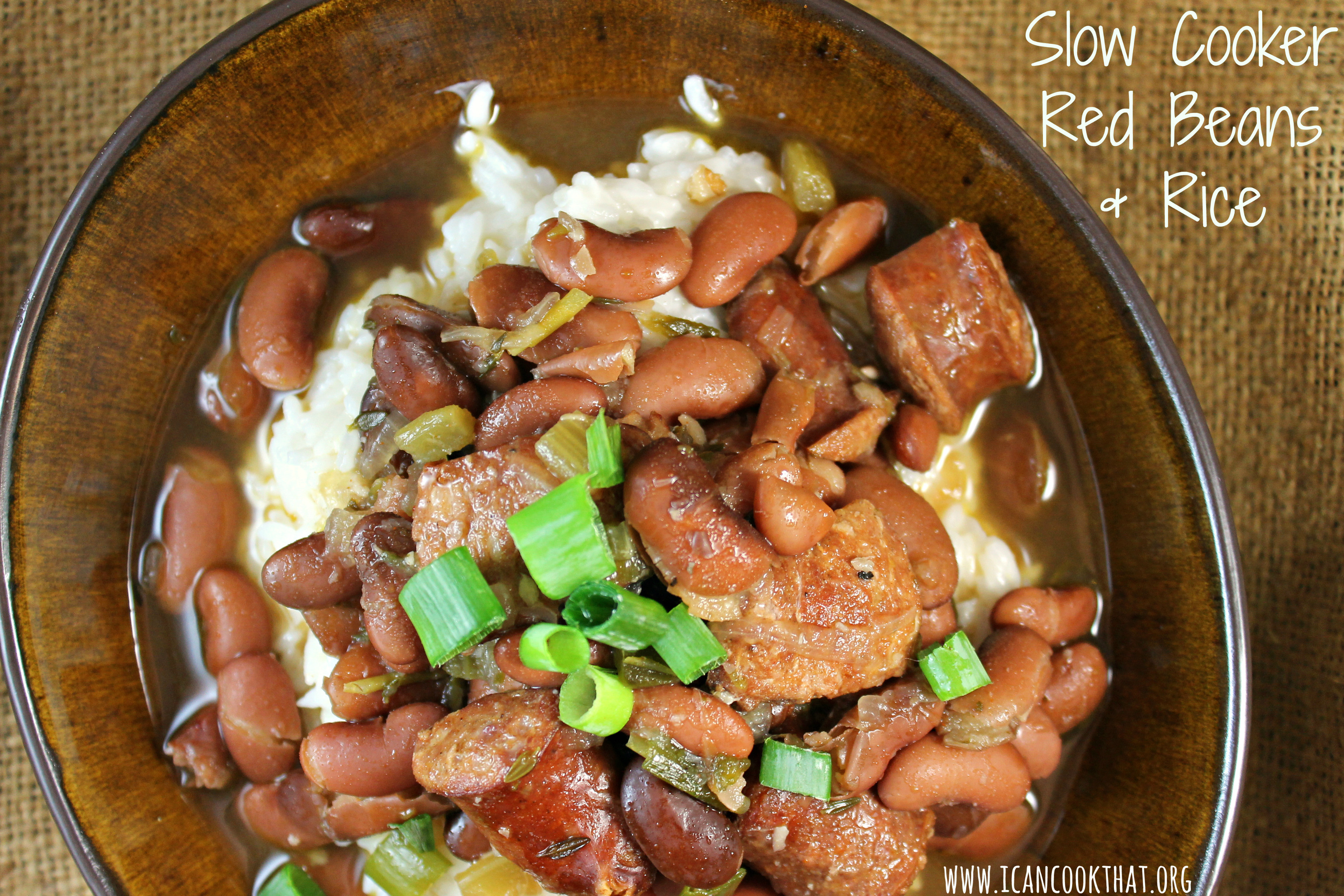 Red Beans And Rice Recipe Slow Cooker
 Slow Cooker Red Beans and Rice Recipe
