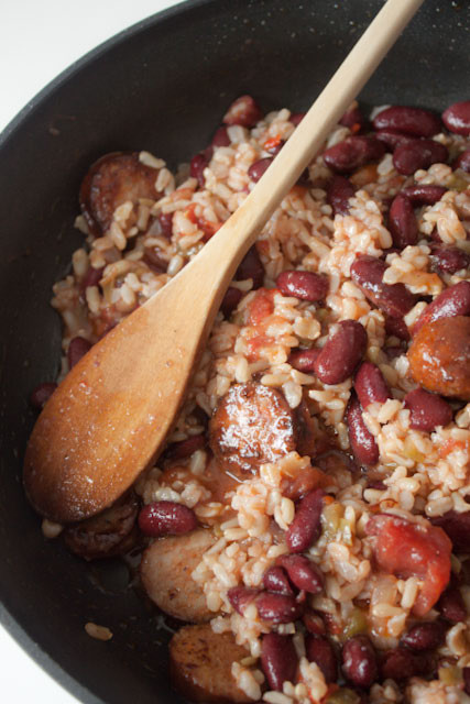 Red Beans And Rice With Sausage
 Quick Red Beans and Rice with Andouille Sausage