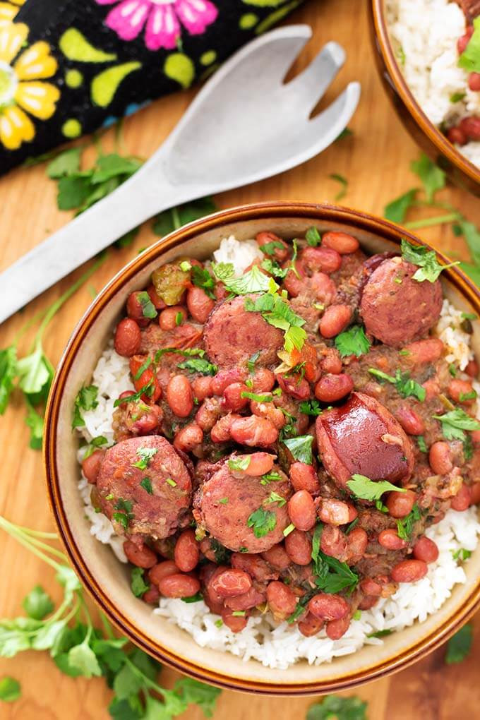 Red Beans And Rice With Sausage
 Instant Pot Red Beans and Rice with Sausage