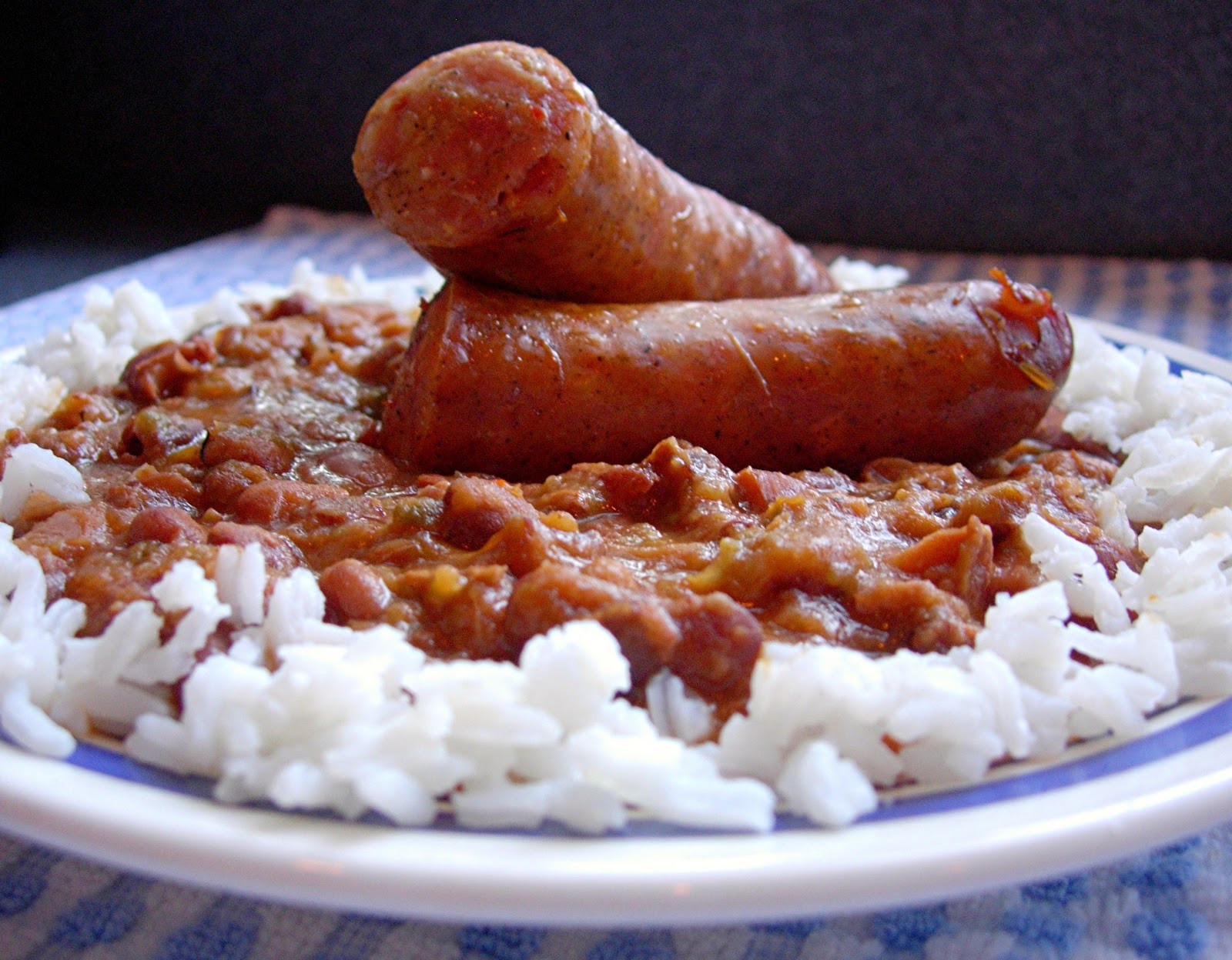 Red Beans And Rice With Sausage
 Red Beans & Rice with Cajun Sausage Drick s Rambling Cafe