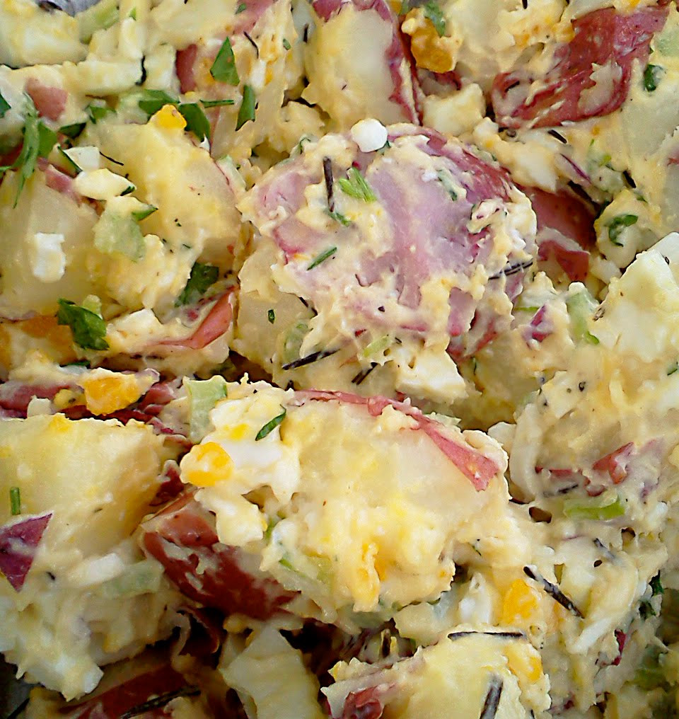Red Bliss Potato Salad
 ChezWhat Independence Day red bliss potato salad for the