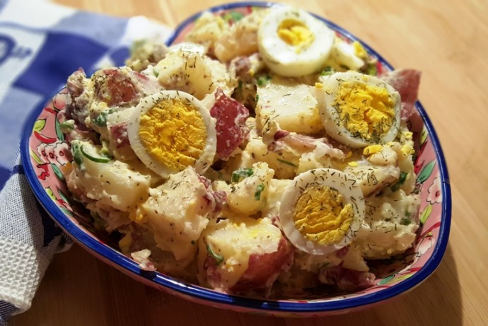 Red Bliss Potato Salad
 Pressure Cooker Classic Red Bliss Potato Salad