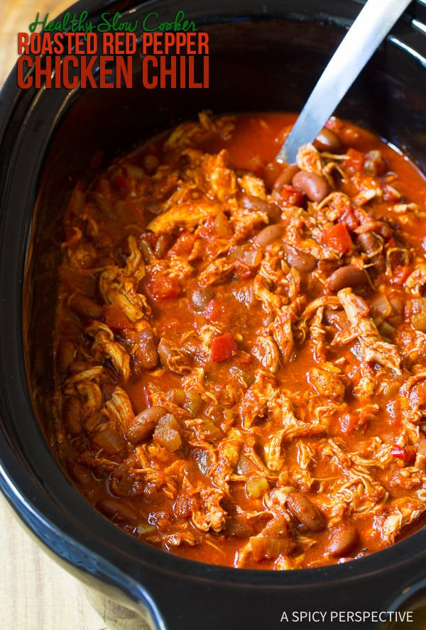 Red Chicken Chili Recipe
 Roasted Red Pepper Chicken Chili Recipe A Spicy Perspective