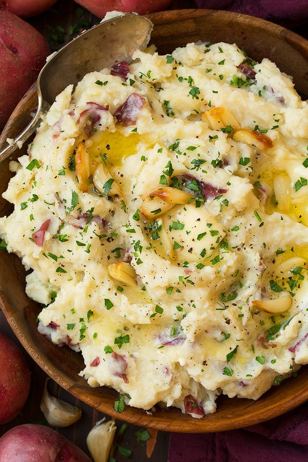 Red Mashed Potatoes
 Roasted Garlic Mashed Potatoes Cooking Classy