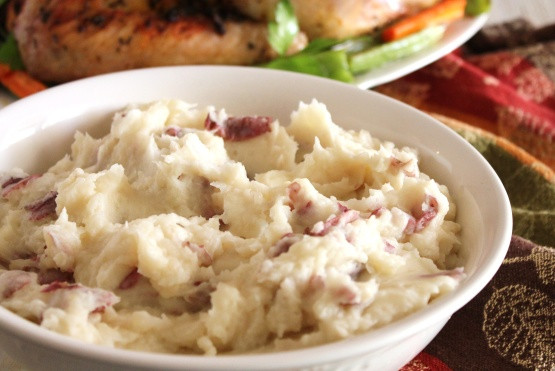 Red Mashed Potatoes
 Mashed Red Potatoes With Garlic And Parmesan Recipe